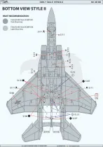 PK48001 F-15A/B/C/D Eagle Stencils (Early Version)