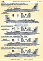 PK48002 F-15A/B/C/D Eagle USAFE Bitburg/Spangdahlem