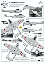 MC72021 D.H.100 Vampire FB.6 & D.H.115 Vampire T.55 Schweizer Luftwaffe
