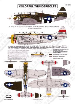 BD32078 P-47D Thunderbolt Touch of Texas & Dottie Mae