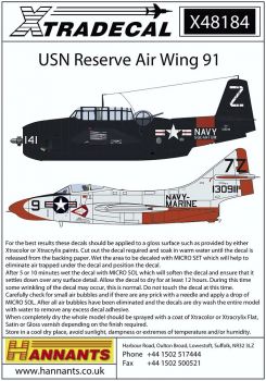 XD48184 U.S. Navy Reserve Air Wing 91