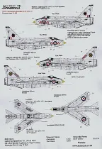 XD32016 Lightning F.6 No. 56 & No. 111 Squadron