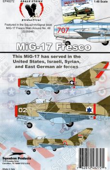 EGS48272 MiG-17F Fresco-C East Germany, Israel, Syria & USA