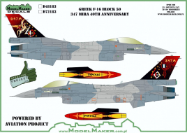 MOD48183 F-16C Block 50 Fighting Falcon 40 Years 347 Mira