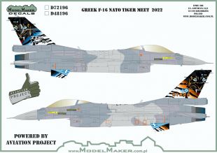 MOD48196 F-16C Block 50P Fighting Falcon NATO Tiger Meet 2022