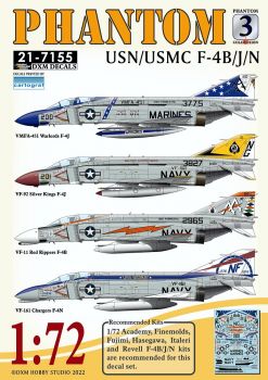 DXM72053 F-4B/J/N Phantom II CAG and CO Jets U.S Navy/U.S. Marines