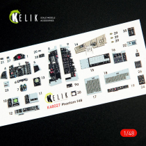 K48027 F-4B Phantom II 3D Printed Cockpit Details