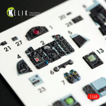 K48027 F-4B Phantom II 3D Printed Cockpit Details
