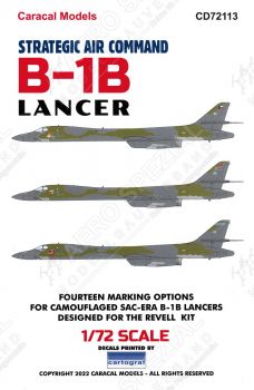 CD72113 B-1B Lancer Strategic Air Command