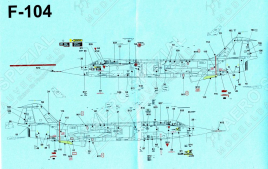 PF32477 F-/TF-104G Starfighter Stencils (Royal Netherlands Air Force)