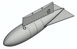 PR48R017 J 29 Tunnan Drop Tanks Type 1 (with Fins)