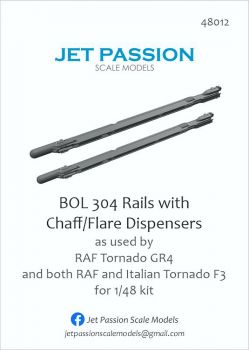 JP48012 Tornado F.3/GR.4 BOL-304 Missile Launch Rails