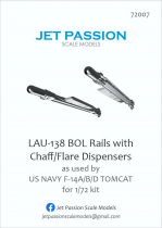 JP72007 F-14A/B/D Tomcat LAU-138 BOL Missile Launch Rails