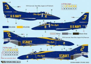 DXM48046 A-4F Skyhawk & F-4J Phantom II Blue Angels