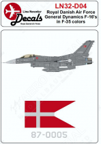 LN32-D04 F-16AM/BM Block 20 Fighting Falcon Royal Danish Air Force