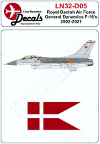 LN32-D05 F-16AM/BM Block 20 Fighting Falcon Royal Danish Air Force