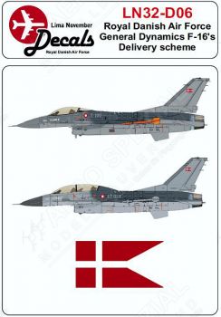 LN32-D06 F-16A/B Fighting Falcon Royal Danish Air Force