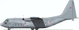 LN48-D13 C-130H Hercules Royal Danish Air Force (Late Scheme)