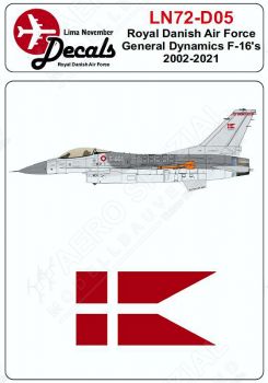 LN72-D05 F-16AM/BM Block 20 Fighting Falcon Royal Danish Air Force