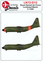 LN72-D12 C-130H Hercules dänische Luftwaffe (frühes Finish)