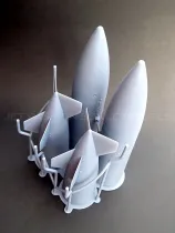 JP32020 Tornado 1,500 L 4-Fin Fuel Tanks (Riveted)