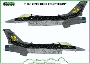 MODM32157 F-16C Block 50 Fighting Falcon Demo Team Venom