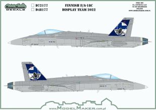 MOD48177 F/A-18C Hornet Finnish Air Force Display Team 2022