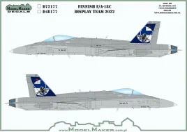 MOD48177 F/A-18C Hornet Finnish Air Force Display Team 2022