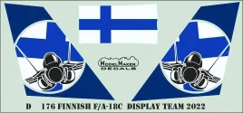 MOD48177 F/A-18C Hornet Finnish Air Force Display Team 2022