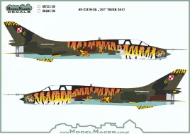 MOD72119 Su-22UM-3K Fitter-G Tiger 2017