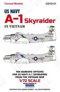 CD72131 A-1 Skyraider U.S. Navy in Vietnam