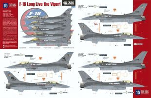 TB48280 F-16A/B/C Fighting Falcon: Meilensteine der Produktion