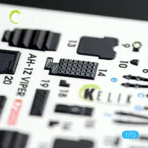K72025 AH-1Z Viper 3D-gedruckte Cockpitdetails
