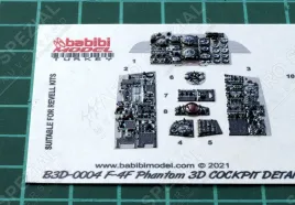 B3D32004 F-4F Phantom II 3D printed Cockpit Details