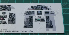 B3D32004 F-4F Phantom II 3D printed Cockpit Details