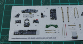 B3D32016 TF-104G Starfighter 3D printed Cockpit Details