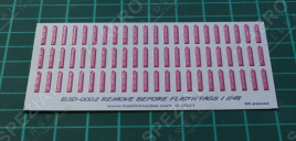 B3D48002 3D printed Remove Before Flight Tags