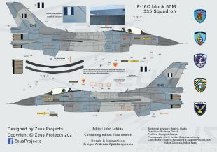 ZP48001e F-16 Fighting Falcon Hellenic Air Force (booklet not included)