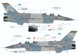 ZP48001e F-16 Fighting Falcon griechische Luftwaffe (Broschüre nicht enthalten)