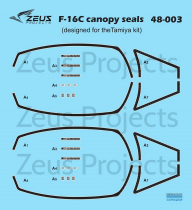 ZP48003 F-16 Fighting Falcon Kanzelrahmendichtung