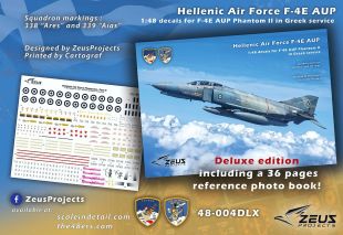 ZP48004DLX F-4E AUP Phantom II Hellenic Air Force (including 36 pages booklet)