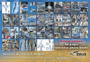 ZP48004DLX F-4E AUP Phantom II Hellenic Air Force (including 36 pages booklet)