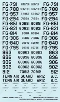CD72142 F-104A/B/C Starfighter U.S. Air Force