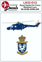 LN32-D12 Lynx Mk.80/Lynx Mk.90/Super Lynx Mk.90B dänische Luftwaffe