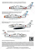 DD72105 Hunter, Thunderflash & Thunderstreak Royal Netherlands Air Force