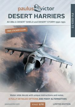 PV72003 AV-8B Harrier II U.S. Marines Operation Desert Storm