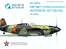 QD48003 Yak-1 (Middle Production) Cockpit Details