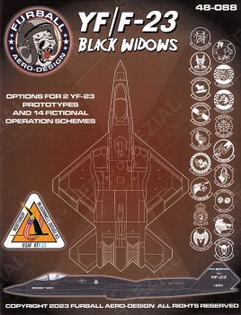 FBD48088 YF-/F-23 Black Widows