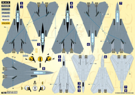 DXM48065 F-14B Upgrade Tomcat VF-103 Jolly Rogers