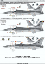 PK48007 F-16A/B/C/D Fighting Falcon USAFE Hahn/Spangdahlem